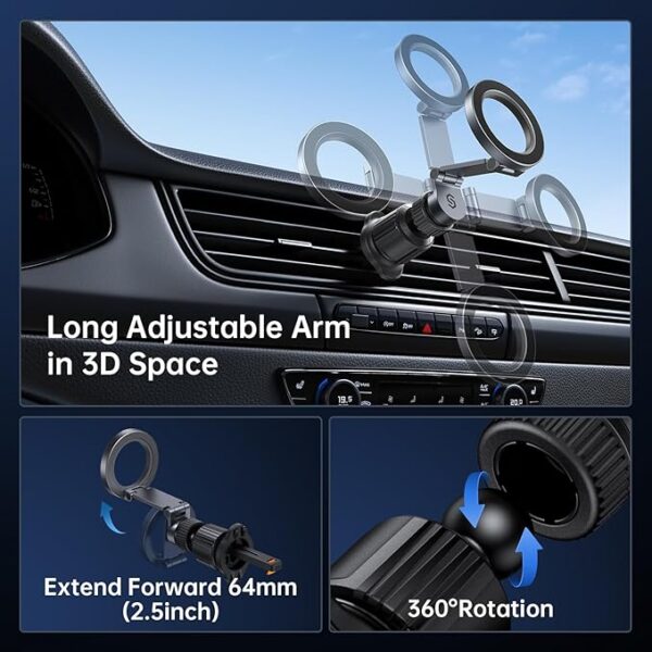Magnetic Car Phone Mount - Image 3